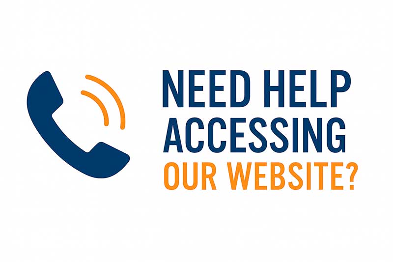 Need help accessing our website?